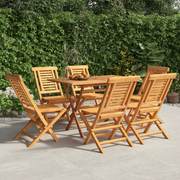 Sedie da Giardino Pieghevoli 6pz 47x63x90cm Legno Massello Teakcod mxl 76313