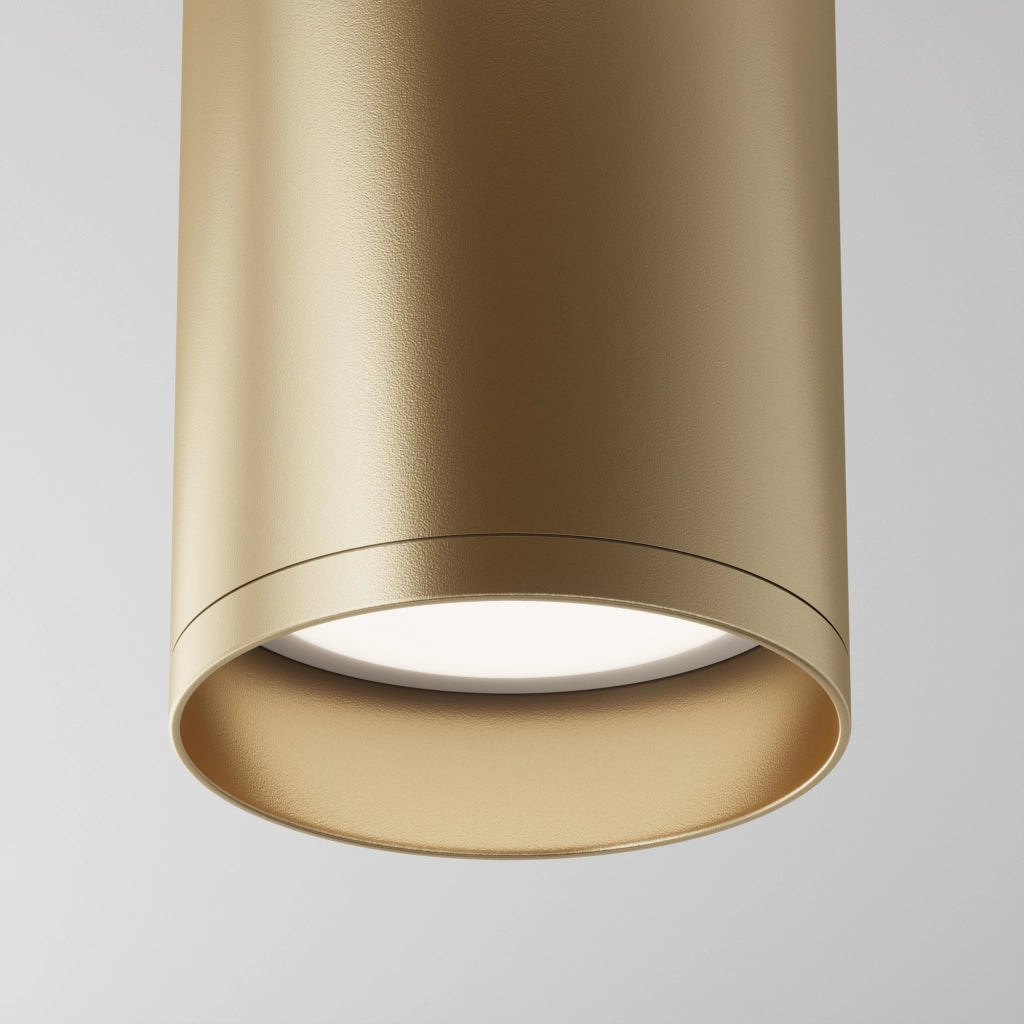 Maytoni Focus faretto soffitto ottone GU10 13cm 1luce
