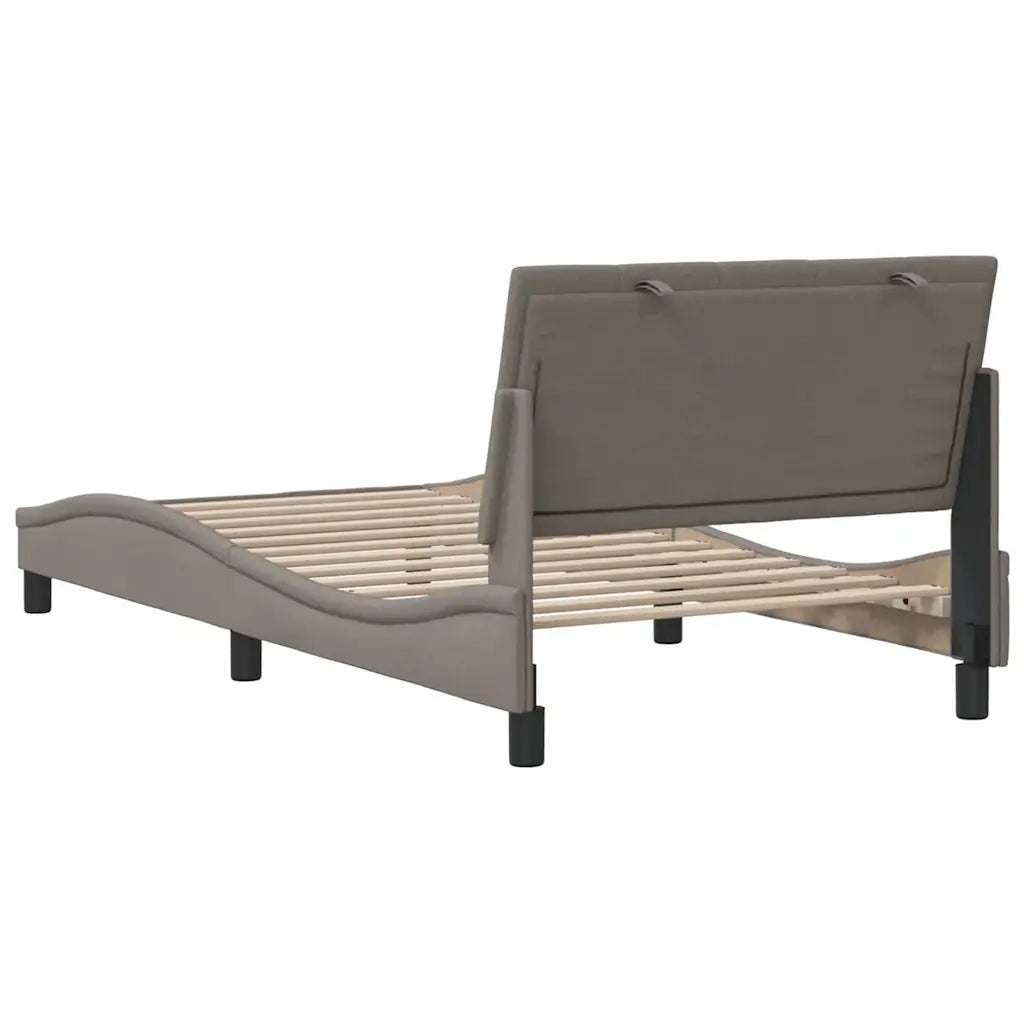 Giroletto senza Materasso Hanko Tortora 100x200 cm in Tessuto 3310374