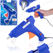 Pistola per Colla a Caldo 100W con Interruttore – Riscaldamento Rapido | Ø Colla 11mm, Ø Ugello 1mm