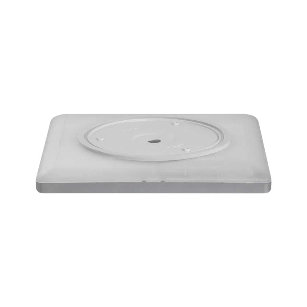 Plafoniera LED Argento in Materiale Sintetico Quadrata 30 cm Pannello Luminoso LED a Filo Soffitto con Telecomando