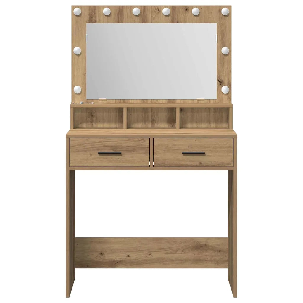 Tavolo da Trucco Rovere artigianale 79 x 41 x 135 cm 865090