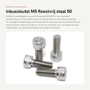 Chiave a stella M5 in acciaio inossidabile A2-70 - Set di 50 - Per uso industriale - Viti/Anchetti - Confezione orientata al cliente - Viti a stella