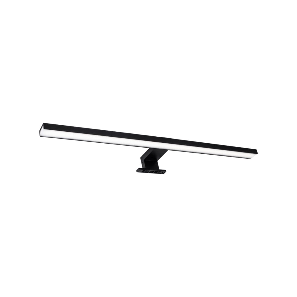 Applique bagno specchio LED 12W 4000K 60cm IP44 nero