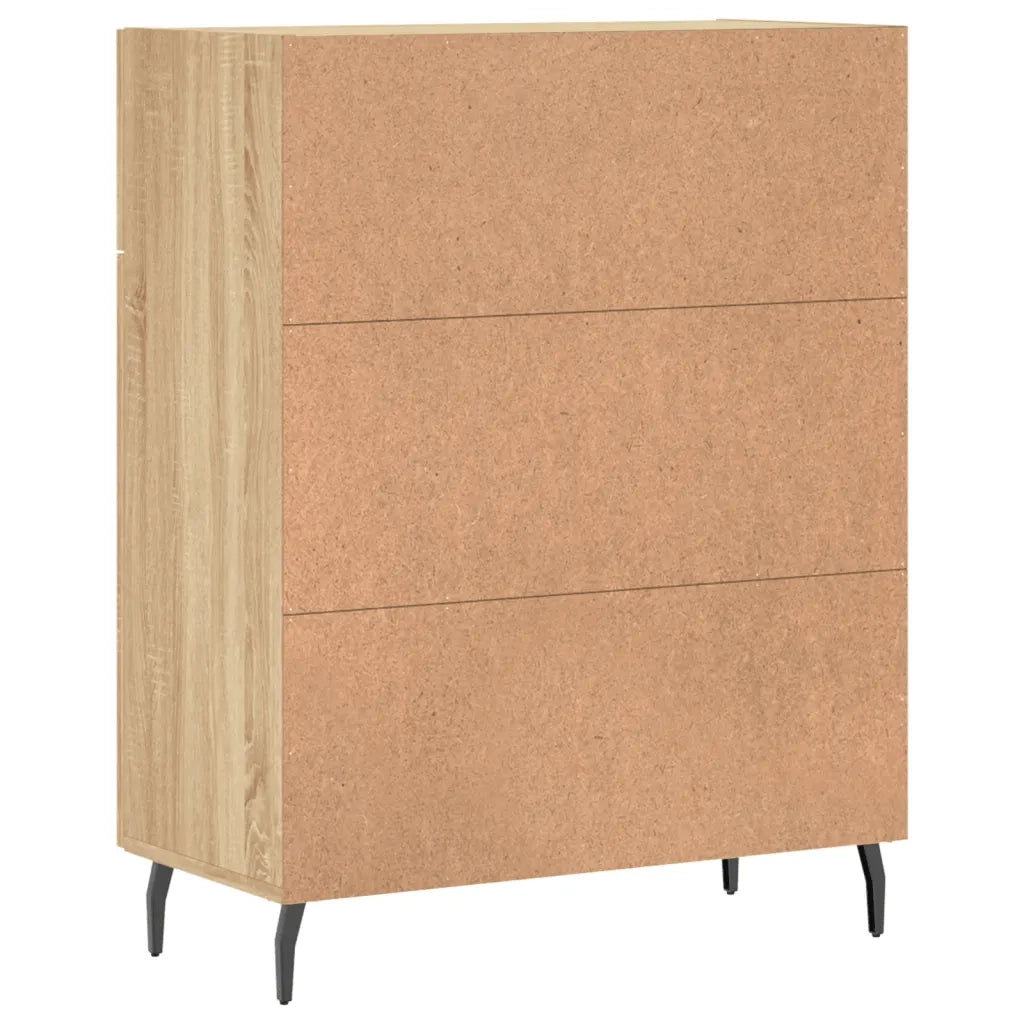Credenza Rovere Sonoma 69,5x34x90 cm in Legno Multistrato 827999