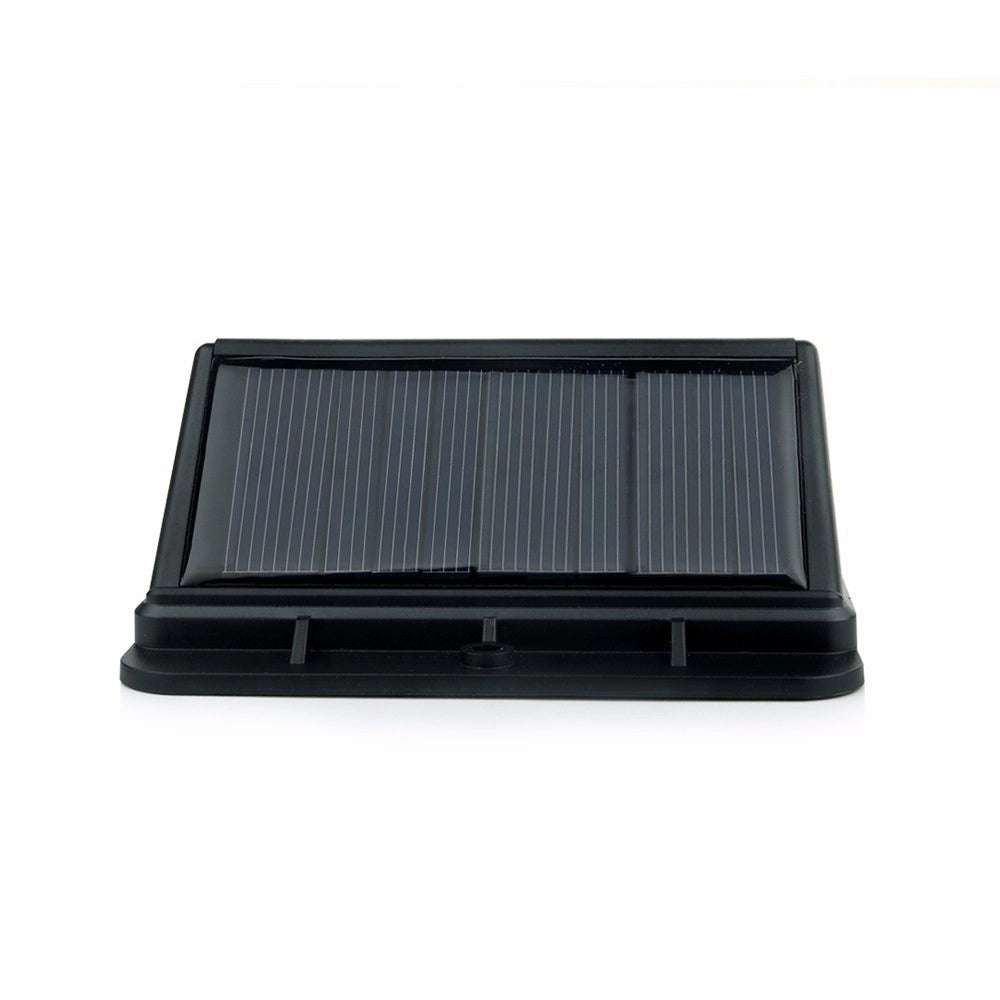 Trade Shop - Faro 8 Led Con Pannello Solare Ricaricabile E Sensore Di Movimento Per Esterno -