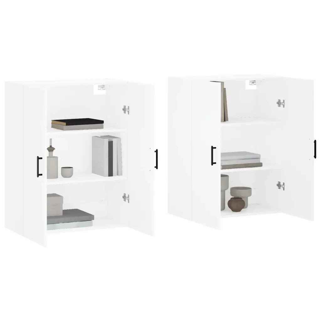 Mobili a Parete 2 pz Bianchi 69,5x34x90 cmcod mxl 118070