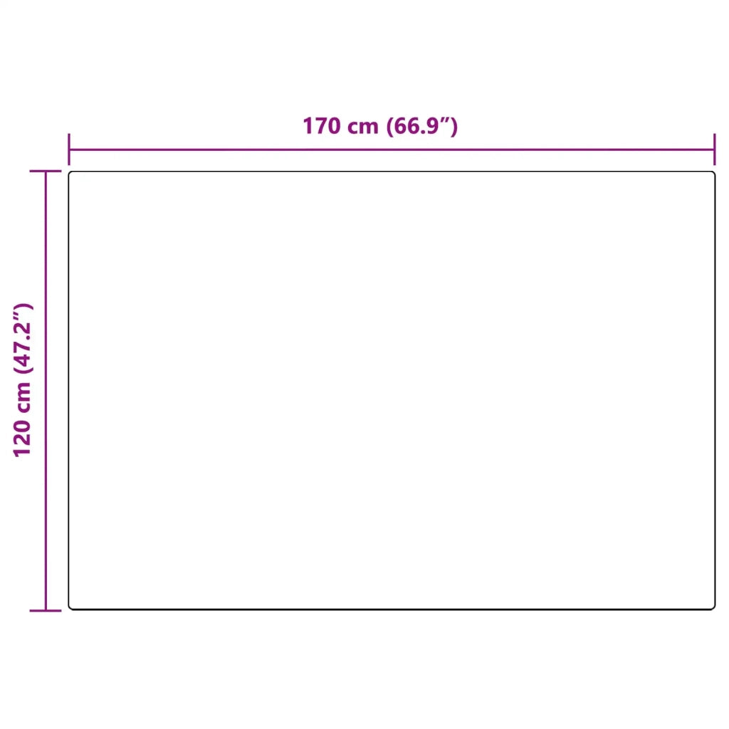 Tappeto in finta TAFALLA Antracite 120 x 170 cm Poliestere 42021592