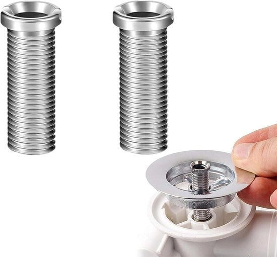 Viti per lavandino in acciaio inossidabile - set da 2 - 25mm M12