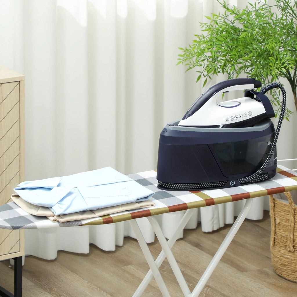Centro di Stiro 2800W con Suola Ceramica a Doppio Strato ¨C zephmum ¨C Azul