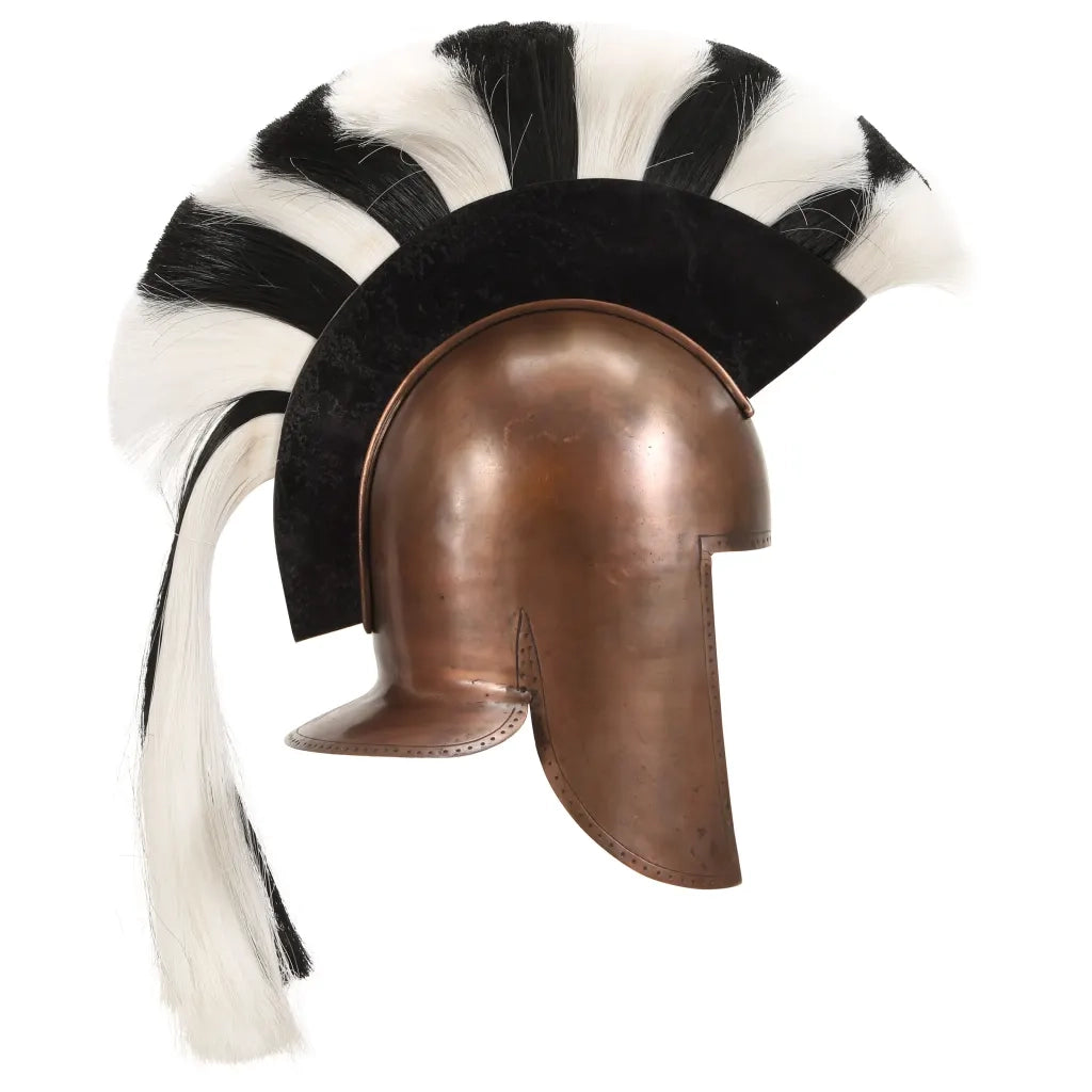 Elmo da Guerriero Greco Antico per LARP in Acciaio Rame CFW6806628