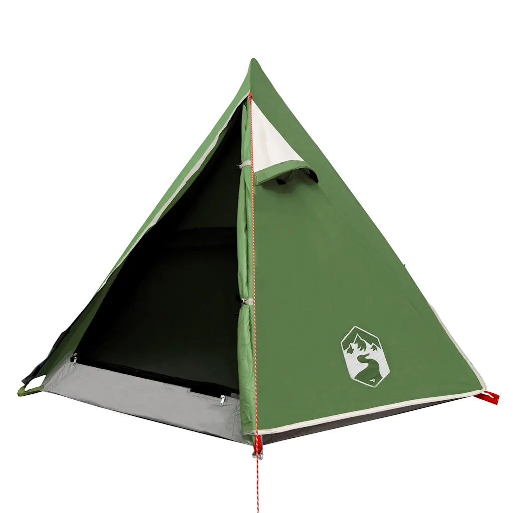 Tenda da Campeggio a Cupola per 2 Persone Verde Impermeabile 94319