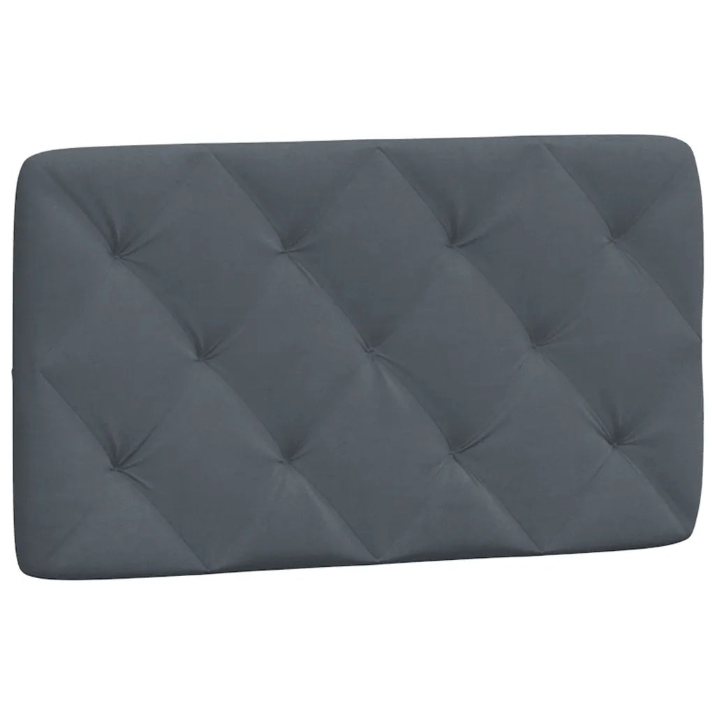 Cuscino Testiera Grigio Scuro 80 cm in Velluto CFW4935117