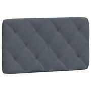 Cuscino Testiera Grigio Scuro 80 cm in Velluto CFW4935117