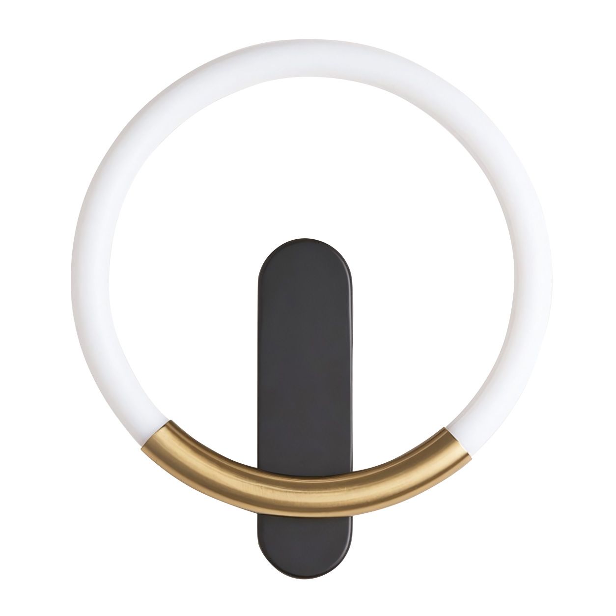 Applique Da Parete Led Lhj068-w C Brush Gold/black