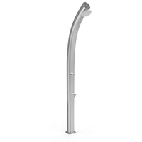 Doccia Solare In Alluminio Jolly 25 Litri Top Line Con Miscelatore E Lavapiedi Colore Argento Cv-A520-Tl/1300