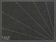 Dahle snijmat autoportante A2 - 45 x 60 cm - nero con griglia