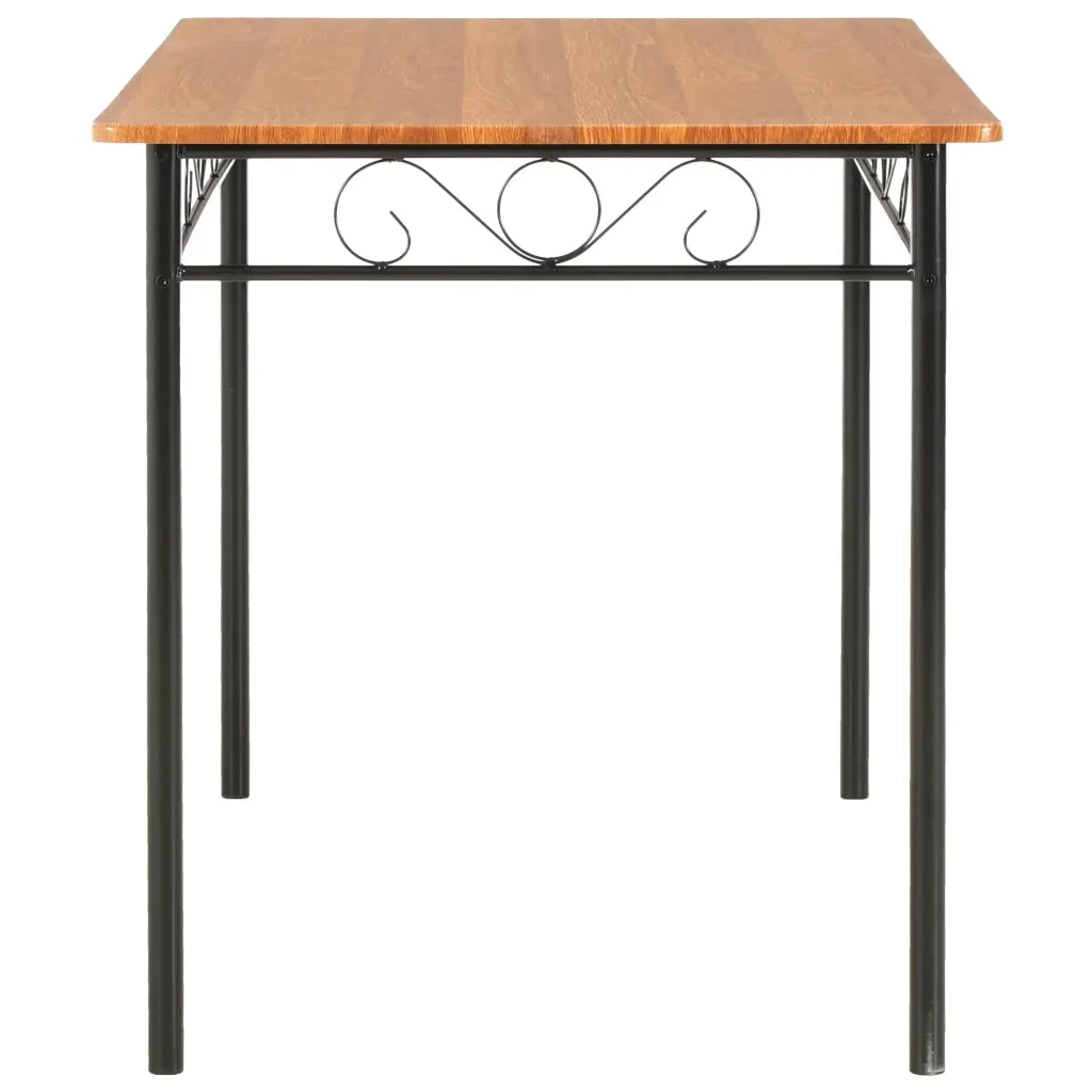 Tavolo da Pranzo Marrone 120x70x75 cm MDF
