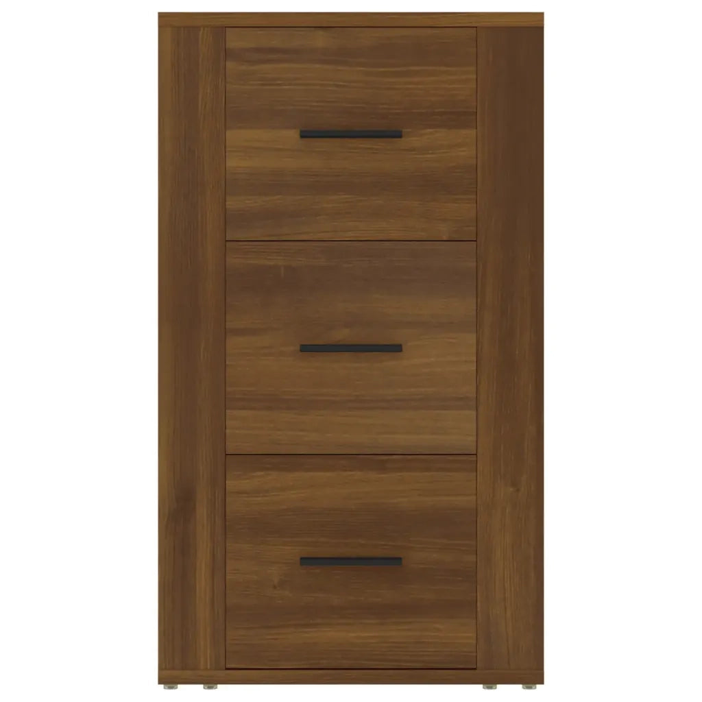 Credenza Rovere Marrone 40x33x70 cm in Legno Multistrato 819427