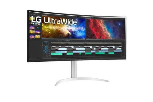 LG 38BQ85C-W Monitor PC 95,2 cm (37.5") 3840 x 1600 Pixel Quad HD+ Bianco