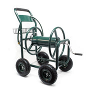 Carrello avvolgitubo da giardino con manovella e attacco per tubo, avvolgitubo, per tubi da 3/4" (19 mm) lunghi max 70m, irrigazione giardino