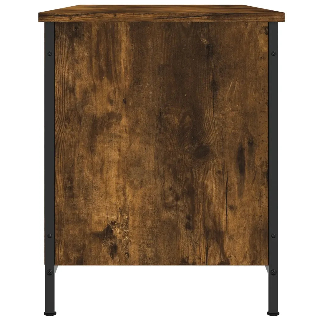 Mobile TV-Credenza per TV-Console TV Rovere Fumo 100x40x50 cm in Legno Multistrato 233137