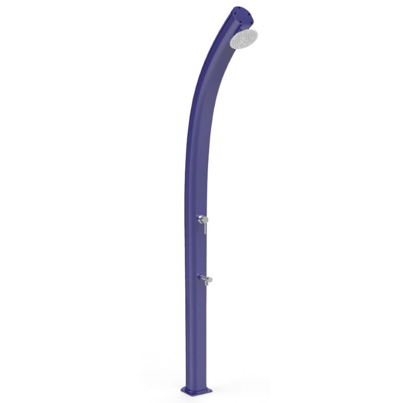 Doccia Solare In Alluminio Jolly 25 Litri Top Line Con Miscelatore E Lavapiedi Colore Zaffiro Cv-A520-Tl/5600