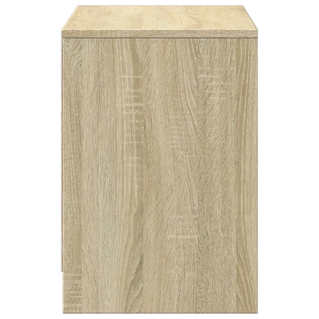 Mobile Porta TV con LED Rovere Sonoma 100x34x50cm in Truciolato