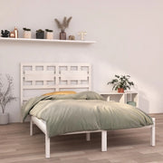 Giroletto-Struttura Letto Bianco in Legno Massello 120x200 cm 123350