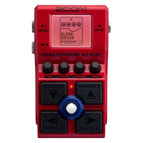 Multieffetto basso zoom multistomp ms 60b+ red - 4515260029297