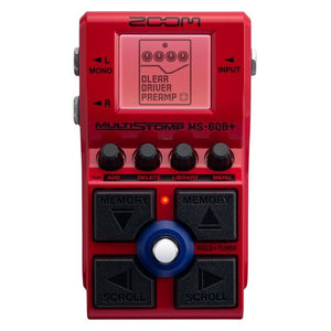 Multieffetto basso zoom multistomp ms 60b+ red - 4515260029297