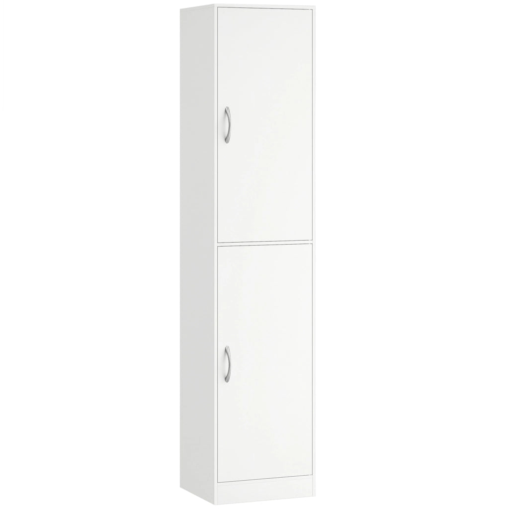 Libreria 40x35x180 cm Scaffalatura Moderna 5 Ripiani in MDF Bianco