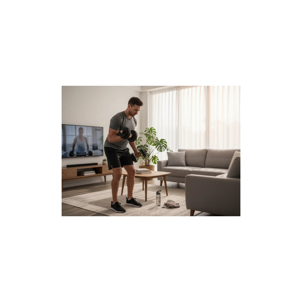 Set barre + manubri 93 KG - FITLIFE - Acciaio - Tutto incluso ( barre, dischi, tappi )