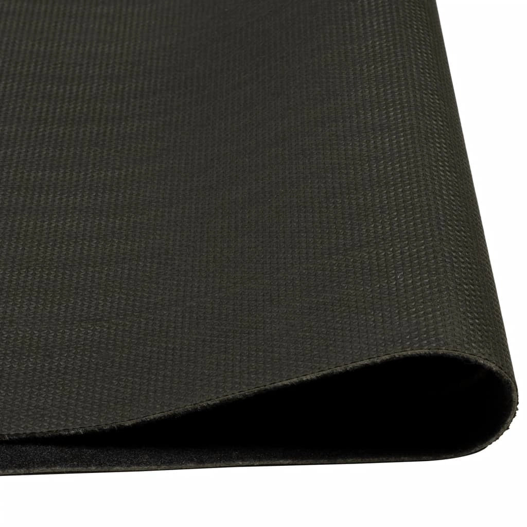 Tappetino da cucina lavabile design morbido 180 x 60 cm antiscivolo moderno velluto nero 02_0056433