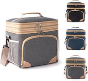 Coscia 15 litri - ideale per picnic e campeggio - grigio