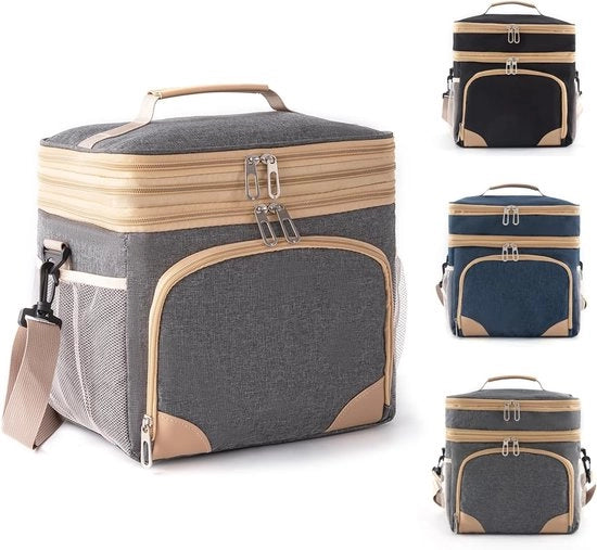 Coscia 15 litri - ideale per picnic e campeggio - grigio