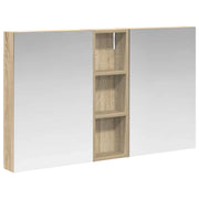 Set di Armadi da Bagno | Armadio da bagno con porta 3 pz 100 x 10,5 x 60,5 cm