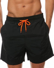 Costumi da bagno per uomo - veloci e aderenti - corda regolabile - leggero - con tasche - respiranti - imbottitura a mesh - abbigliamento da bagno