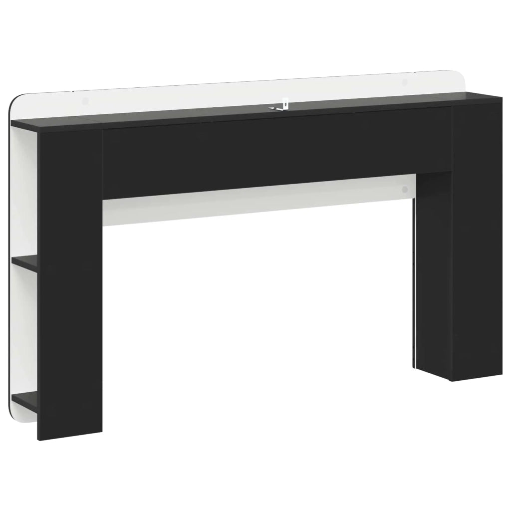 Testata del letto Nero 135 x 18,5 x 80 cm Legno ingegnerizzato
