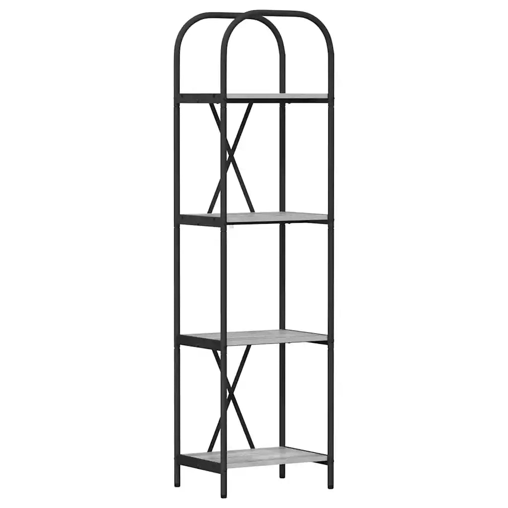 Libreria Grigio Sonoma 40 x 30 x 146 cm Legno multistrato 879878