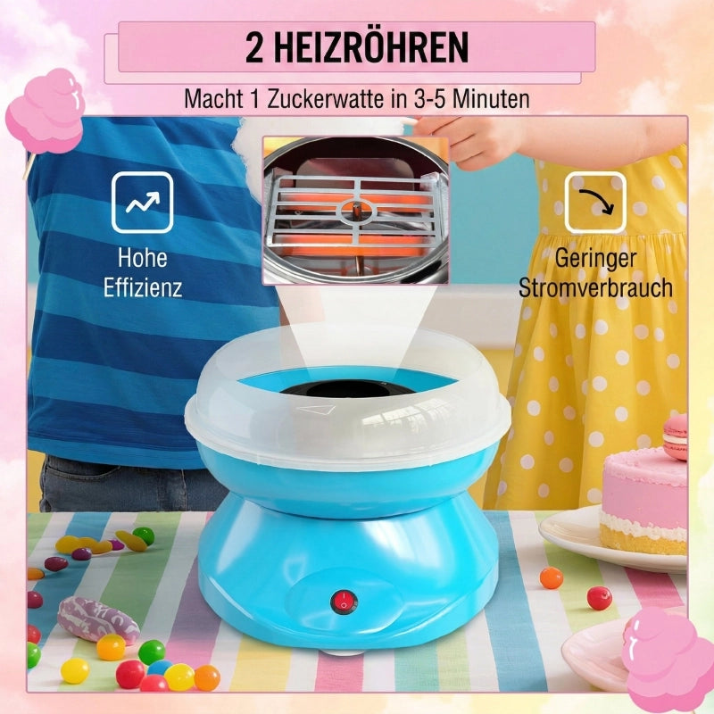 Macchina per zucchero filato per uso domestico, 550W, ideale per feste per bambini, compleanni e altro ancora.