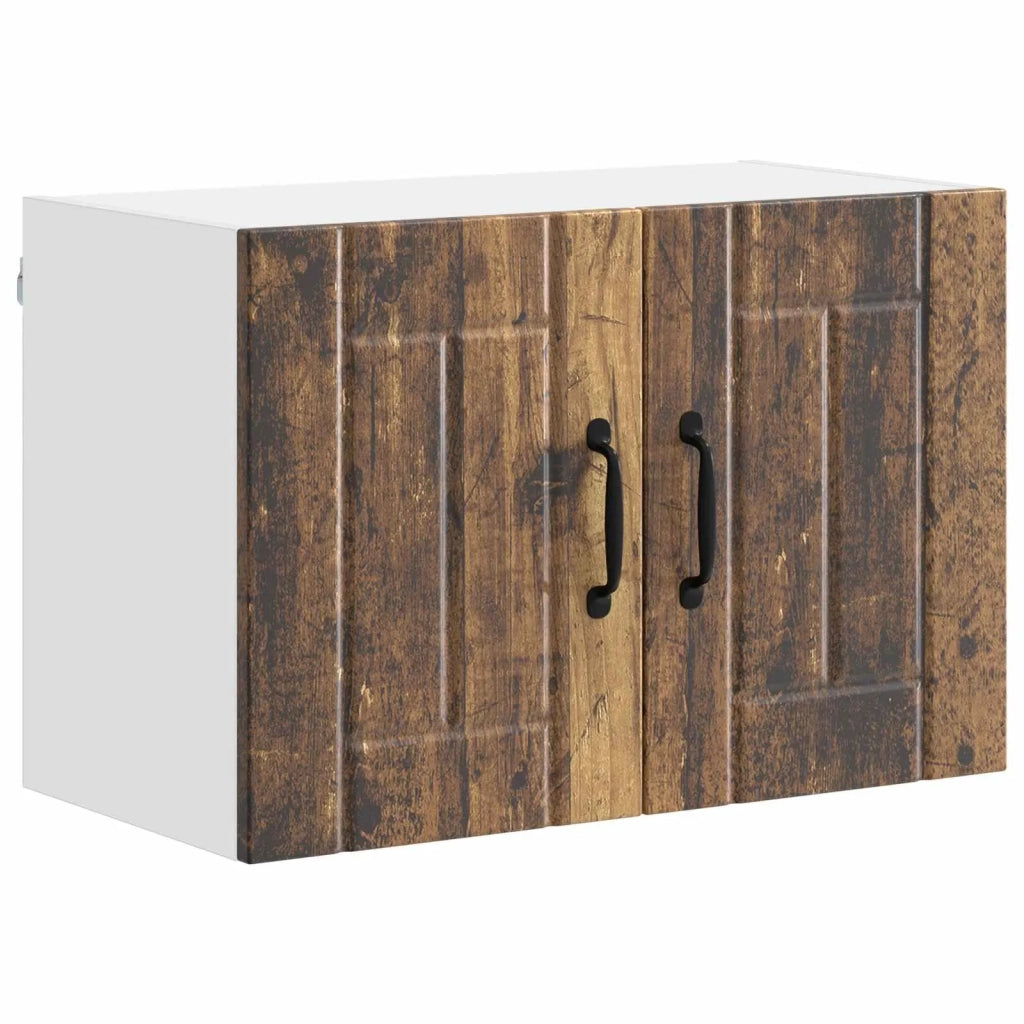 Armadietto a muro LUCCA 2 pcs Legno antico 60 x 31 x 40 cm