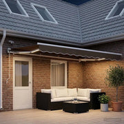 Tenda retrattile Tortora 600 × 300 cm Poliestere 3426482