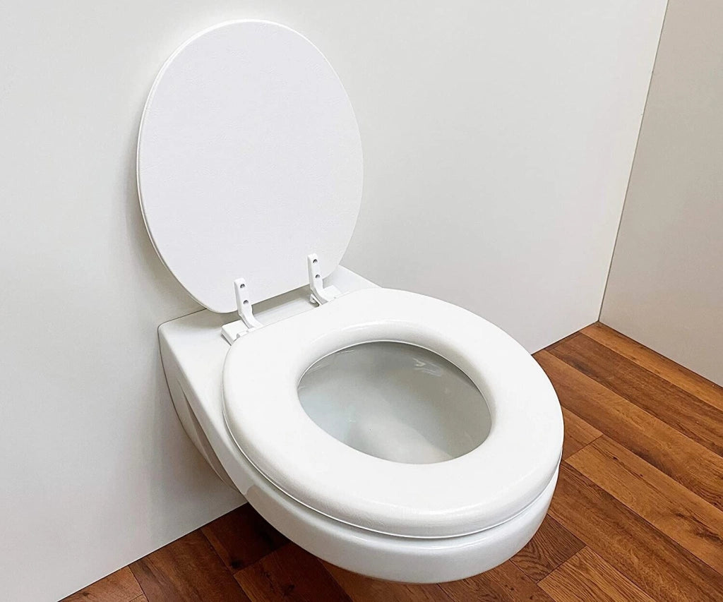 Sedile copriwater universale per bagno copri WC con seduta morbida 39x36cm 52992