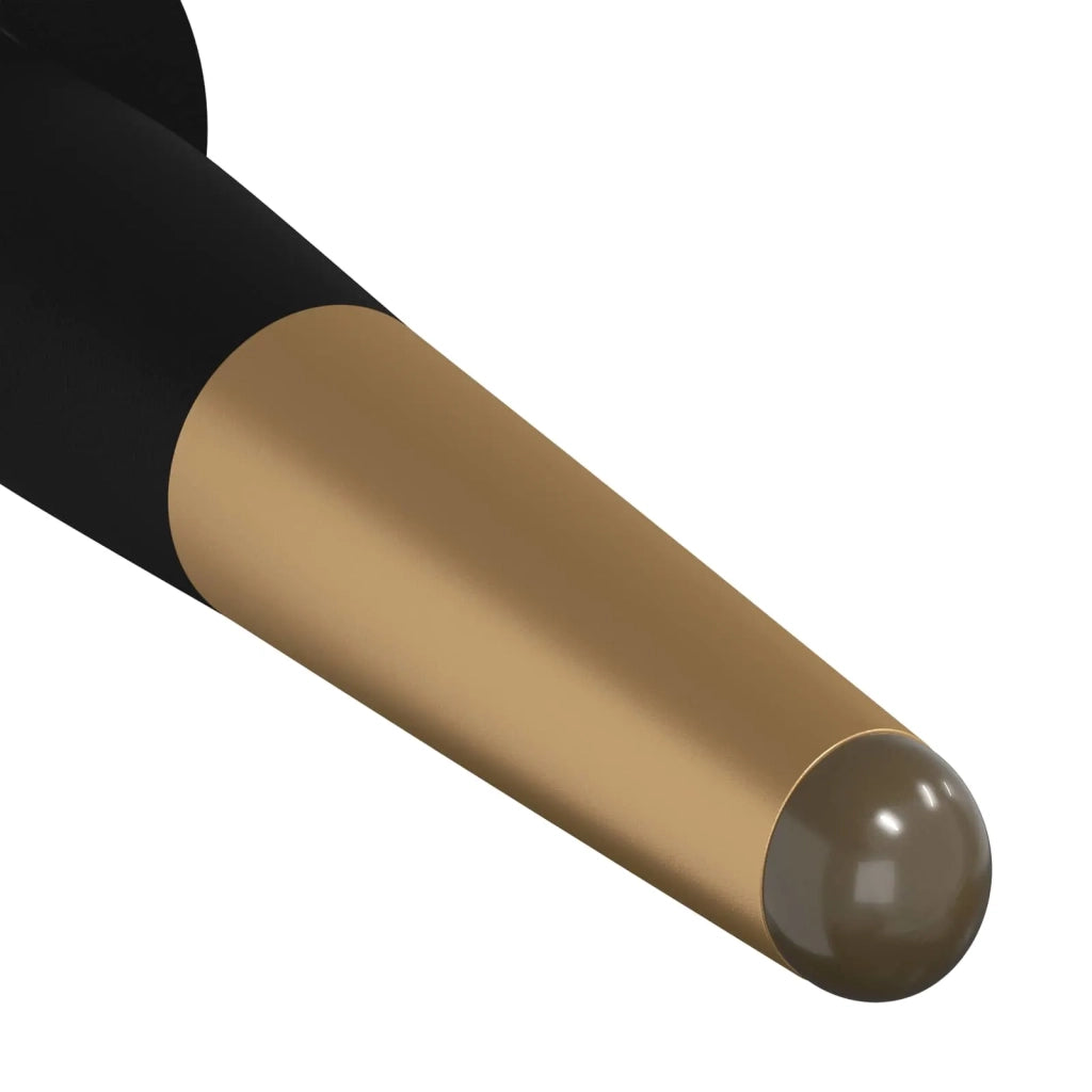 Piedini per mobili 12 pz Nero e Oro ? 40 x 98 mm Ferro CFW9727099