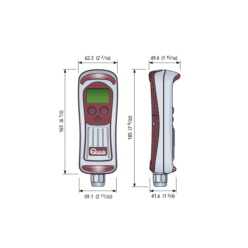 PULSANTIERA CONTAC. CON DISPLAY LCD