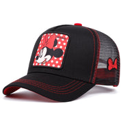 Cappellino da baseball MINNIE nero rosso
