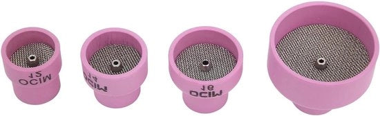 Impugnatura a gas per toorts in aluminio con set di laser a ceramica per lunga durata, 16 pezzi per TIG, compatibile con WP-17/18/26.