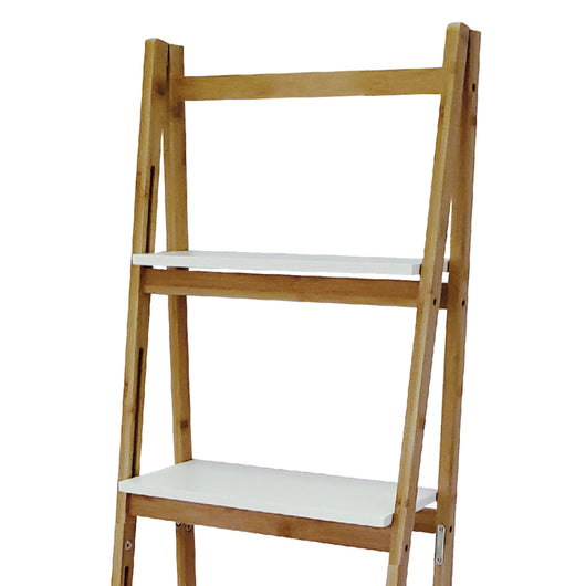 Lila - scaffale in bamboo ed mdf a 4 ripiani