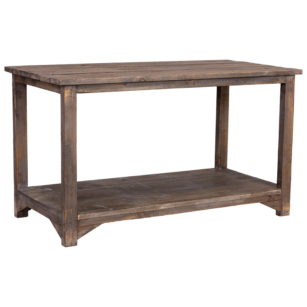 Panchina in legno con 3 cassetti 90x45x51h cm